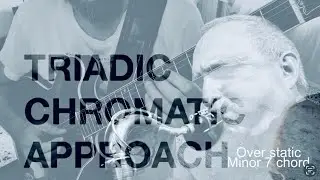 Triadic Chromatic Approach [by George Garzone] | OVER Cm7 CHORD | Gibson ES-335