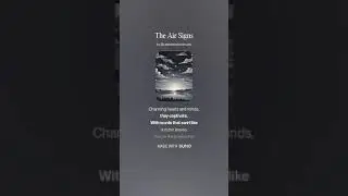 Air Signs Song/Music, Aquarius, Gemini, Libra. Tarot Alive Through Song.#music #tarot