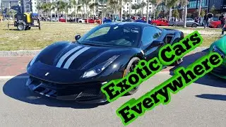 I've never seen so many SUPER CARS in one place!!!!