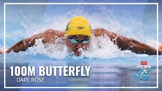 Dare Rose Gets Winning Time in 100M Butterfly | 2023 TYR Pro Swim Series Mission Viejo