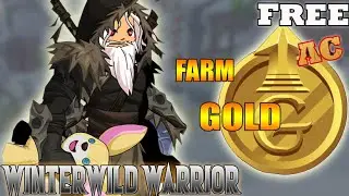 AQW NEW WINTERWILD WARRIOR MERGE l GOLD FARMING (FROSTVAL RETURN 2021)