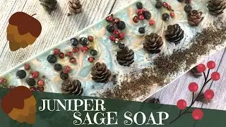 Making Juniper & Sage Cold Process Soap | 🌲 GYPSYFAE CREATIONS