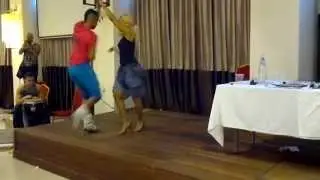 Salsa cubana workshop & partner work - Leysis Smith & Roynet Perez - afrocuban festival 2013