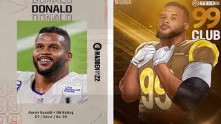 MADDEN 22 PLAYER RATINGS