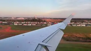 American Eagle Bombardier CRJ-900 landing in Charlotte | MLB-CLT