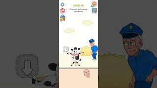 LEVEL 46 - Prisoner gets away somehow | Happy Ending: Displace Puzzle | Walkthrough, Gameplay
