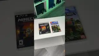 Minecraft version for Sony PS3 and Nintendo Switch 🧊 #asmr #playstation #nintendo #minecraft #sony
