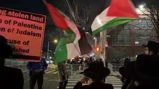 Jewish Boys Stand Against Zionist Crimes in Palestine