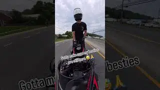 We&rsquo;ve all been there! Gotta watch out for those potholes #motorcyclelifestyle #bikersboyz #lolz