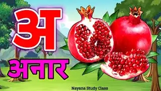 A Se Anar |अ से अनार | अ से आम | हिंन्दी वर्णमाला|क से कबूतर|Aa Se Aam| हिन्दी स्वरमाला|अआइई