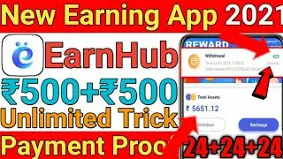 EarnHub New earning app today || planoly and ptem earning app today | Daily 24+24+24 | Redeem 200rs🤑
