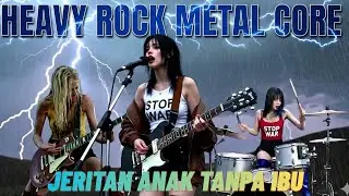 🎵JERITAN ANAK TANPA IBU😭 | Heavy Rock Metal Core🔥 | AI Music Rock Official 💥