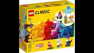 LEGO Instructions | Classic | 11013 | Creative Transparent Bricks | Creative Bricks