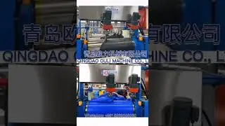 Automatic rubber two roll mixing mill machine with blender mixer unit/OULI MACHINE