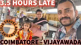 TRAIN NO: 22816 COIMBATORE TO VIJAYAWADA TRAIN TRAVEL|| 2026 LATEST