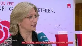Anke Rehlinger zum Verzicht von Annegret Kramp-Karrenbauer auf die Kanzlerkandidatur am 10.02.20