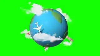 4k planet earth rotation green screen video|Editor g