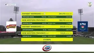 CSA Division 1: 4-Day Series | Warriors vs World Sports Betting Western Province - Day 3 | 2025/26
