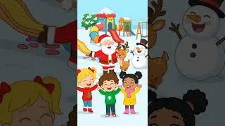 Jingle Jolly Christmas Song 🎅 | Fun Kids Christmas Songs & Dance | Sing Along!#aianimation #shorts