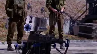 Robot Firing Machine gun