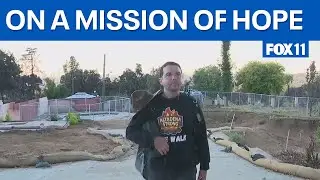 Wildfire survivor embarks on 700-mile journey  | FOX 11 LA