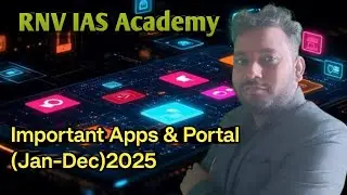 Apps & Portal 2025 l Current Affairs 2025 l Important Apps & Portal l GK Video