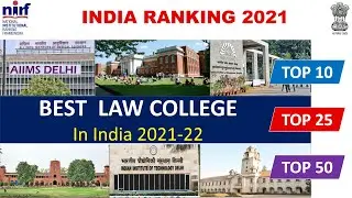 Best Law College in India 2021 | Top 10 Law College in India 2021