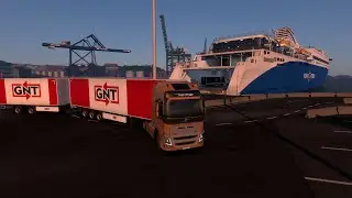 Across the Waters: A POV Journey by Ferry in ETS2