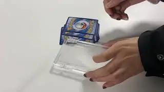 RECHI clear acrylic game trading card protector box plexiglass lucite pokemon cards booster box