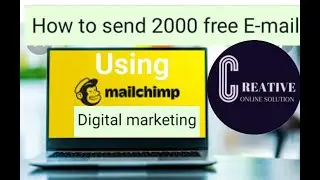 How to send the 2000 Free E-mail to using the mail chip. in Digital Marketing