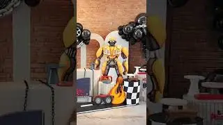 Transformers theme Balloon Garland | #shortvideo #trending #birthday #balloon#shorts #viral #diy