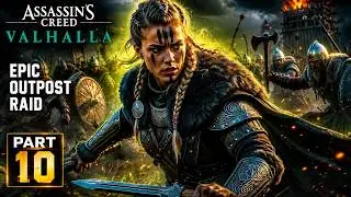 ASSASSIN&rsquo;S CREED VALHALLA &ndash; Part 10 | Epic Outpost Raid Gameplay (No Commentary)