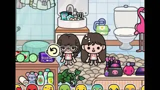 Nini and mimi’s morning routine pt 1!! 🍰🍡🥛🍮