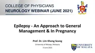 week 1 College of Physicians Malaysia weekly webinar - Neurology