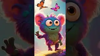 Magical Star Creature Dances with Fireflies at Night! ✨🌙