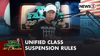 DepEd, itinutulak ang unified class suspension rules | Ted Failon & DJ Chacha