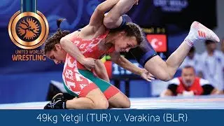 BRONZE WW - 49 kg: Z. YETGIL (TUR) df. N. VARAKINA (BLR) by VPO, 5-0