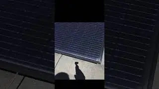 Busted Solar Panel Test #solar #diy #shorts