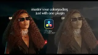 CINEMATIC COLOR GRADING USING just one plugin in davinvi resolve