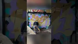 Граффити на Кировском заводе . Graffiti bombing #bombing #graffiti #streetart #throwup