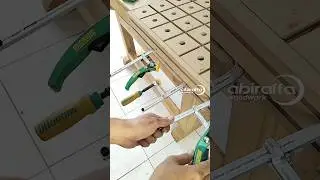 vertical woodworking clamp #woodworking #tips #trick