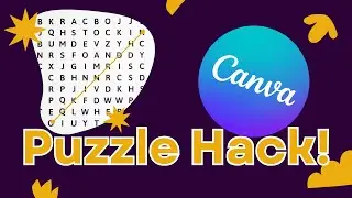 Canva Tips for Creating Engaging Word Searches in 30 Sec!