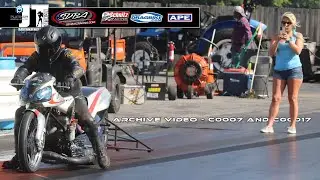 SDBA  Motorcycle Drag Racing Archive Video C0007 AND C0017