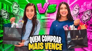 DESAFIO: QUEM COMPRAR COISAS MAIS LEGAIS COM $100 DÓLARES VENCE ! 