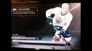 NHL 12: In-Game Menus!!!