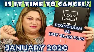 BOXYCHARM против IPSY GLAM BAG PLUS Январь 2020