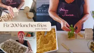 Lanche Frio de Frango – Receita e Quantidade para 200 Unidades