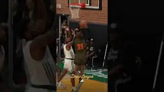 HIS LAYUP GOT PINNED AGAINST THE BACKBOARD