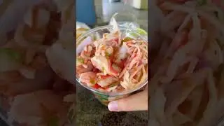 FRESH CEVICHE CUPS from #vallartasupermarkets #ceviche #shorts #shortsfood #cevichedepescado #short