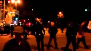 Occupy LA  cops everywhere 11-30-2011  Eviction Night